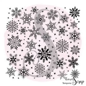 Tampon Fond flocons