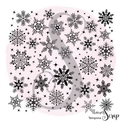 Tampon Fond flocons