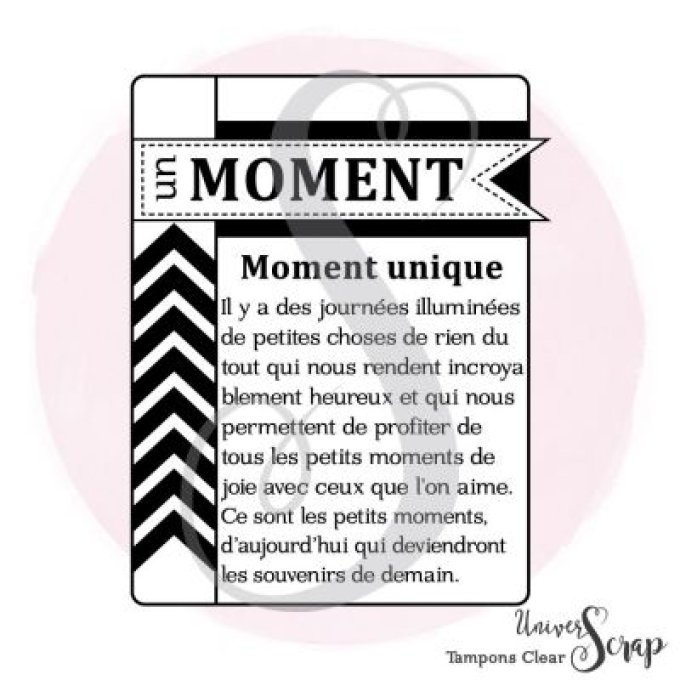 1 Tampon Clear Tag Moment