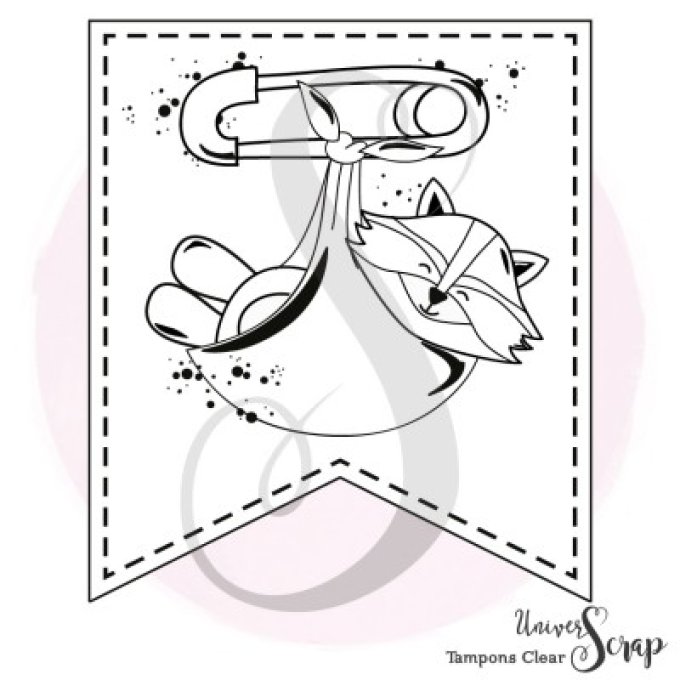 1 Tampon Clear Tag Naissance