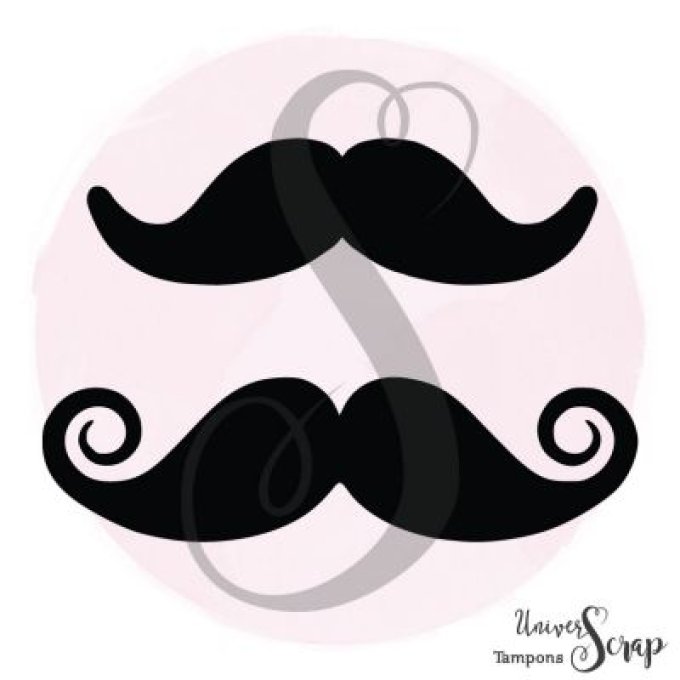 Tampon 2 Moustaches 3,5 cm
