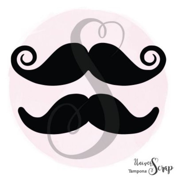 Tampon 2 Moustaches 5,5 cm