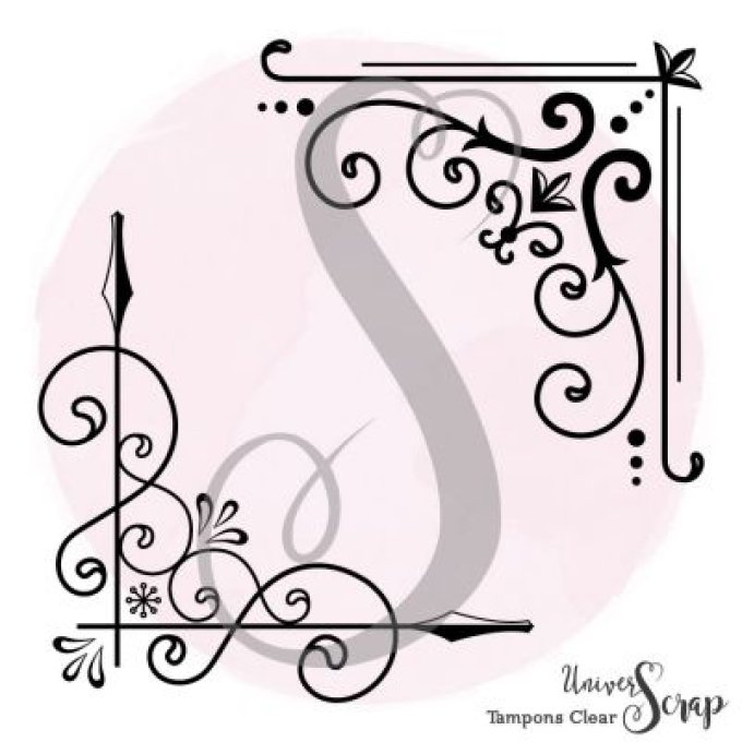 2 Tampons Clear Angles vintages