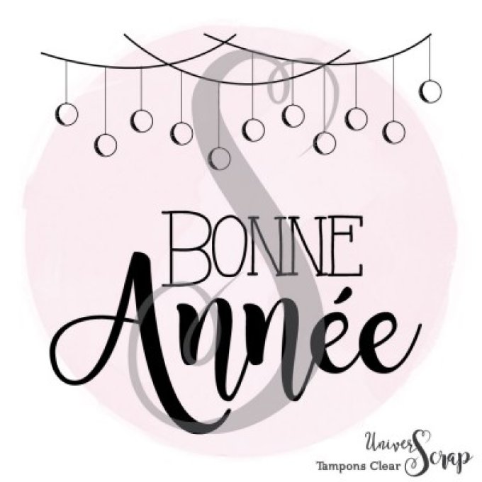 2 Tampons Clear Bonne Année