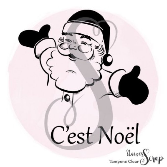 2 Tampons Clear C'est Noël