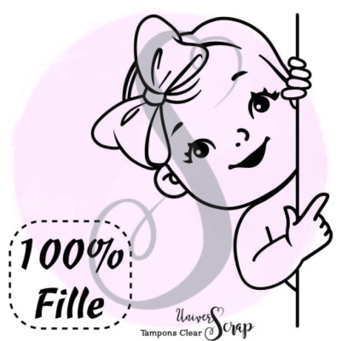 2 Tampons Clears "100% fille"