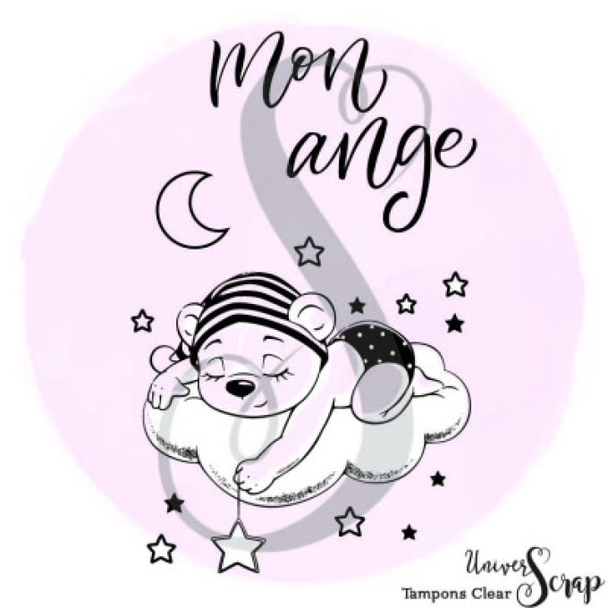 2 Tampons Clears "Mon Ange"