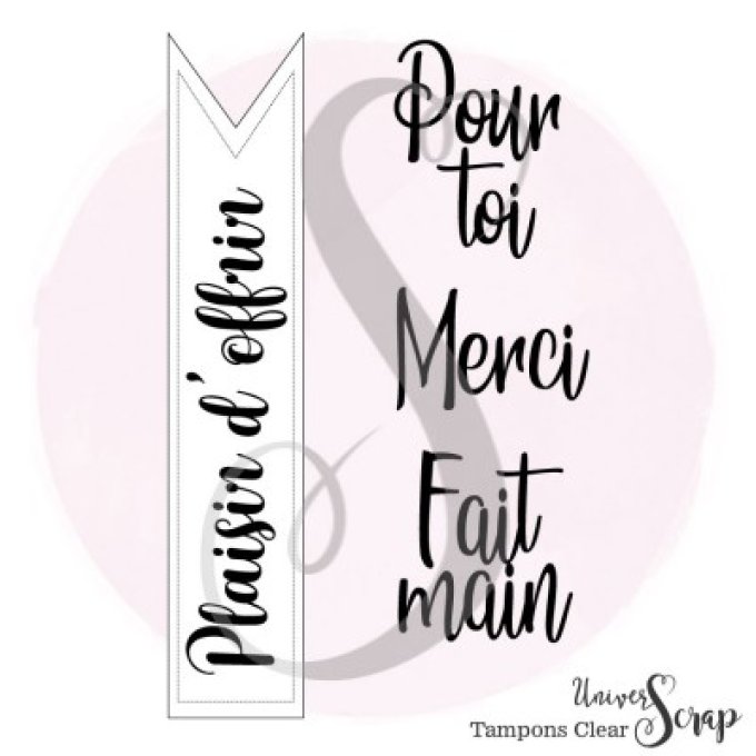 4 Tampons Clear Plaisir d'offrir