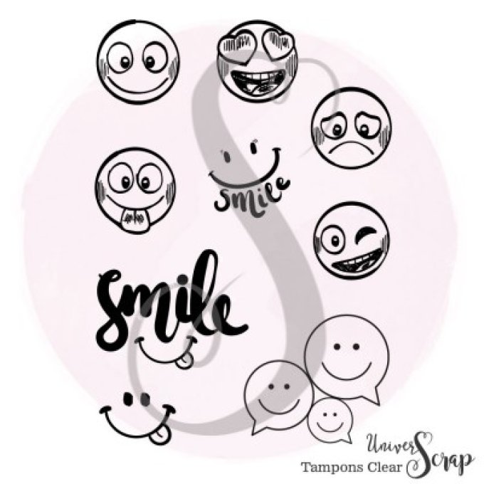 9 Tampons Clear Smileys
