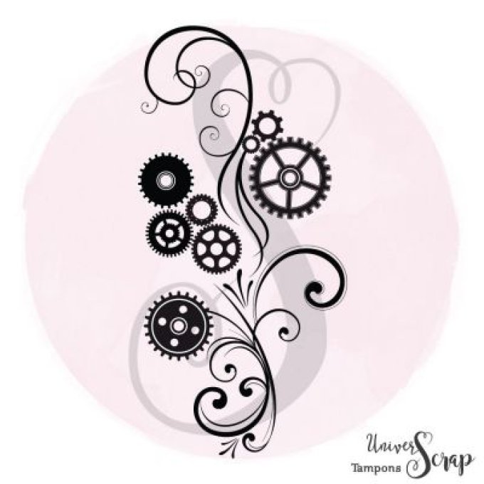 Tampon Arabesque & rouages