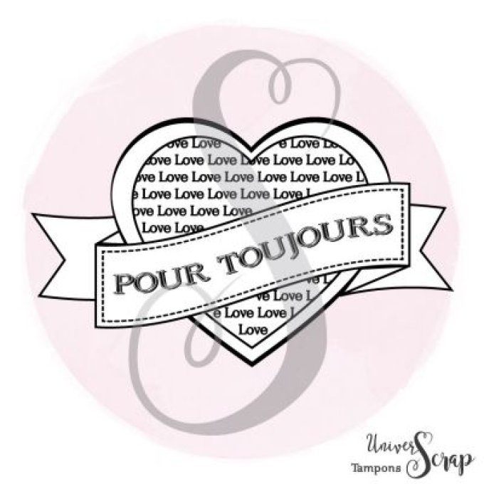 Tampon C?ur pour toujours