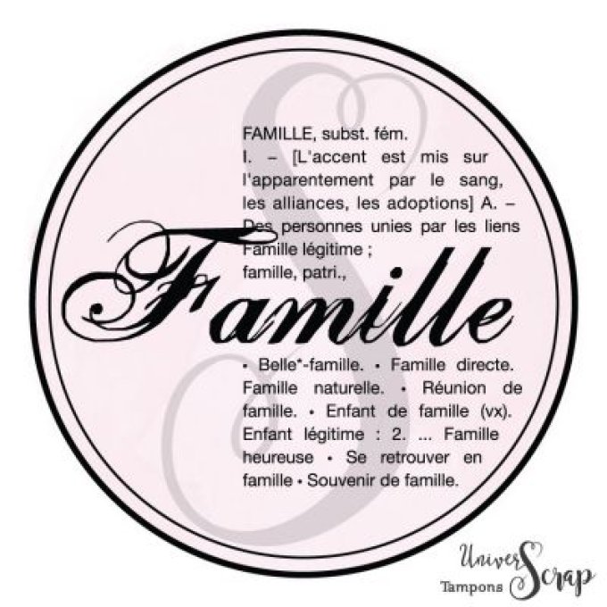 Tampon Définition famille