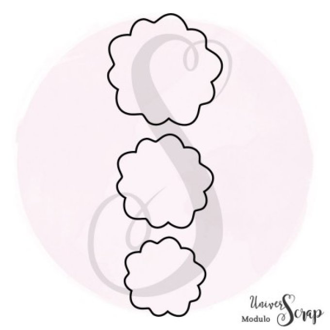 Dies Modulo 3 petites fleurs
