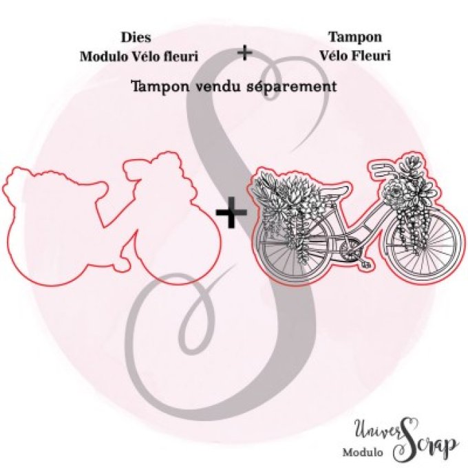 Dies Modulo Vélo fleuri