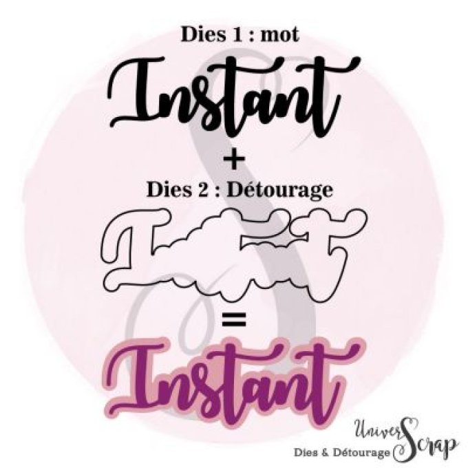 Dies & son détourage Instant