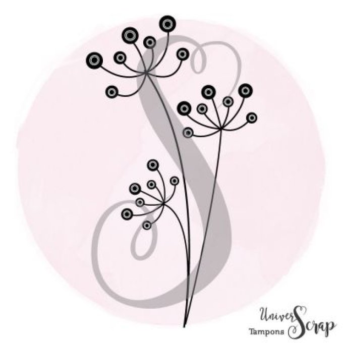Tampon Fleurs rétro