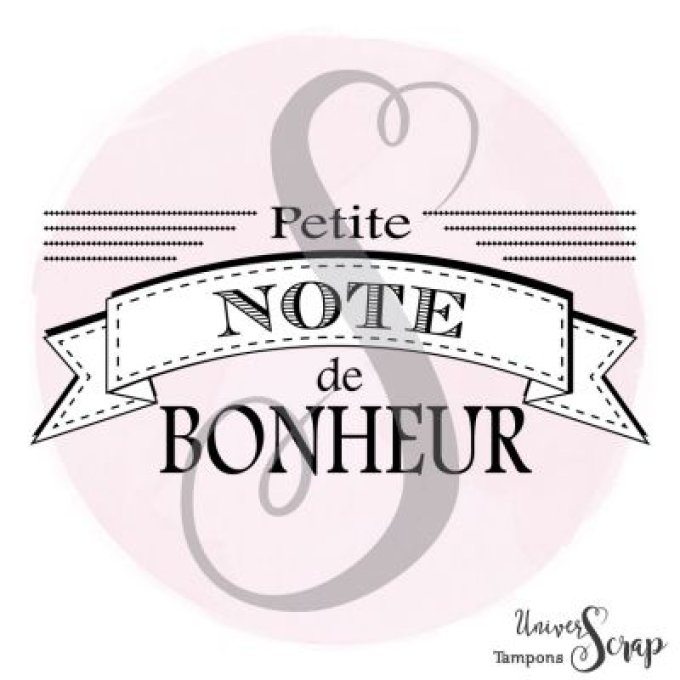 Tampon Note de bonheur