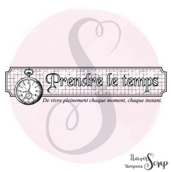 Tampon Prendre le temps