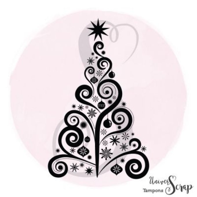 Tampon Sapin de Noël 1