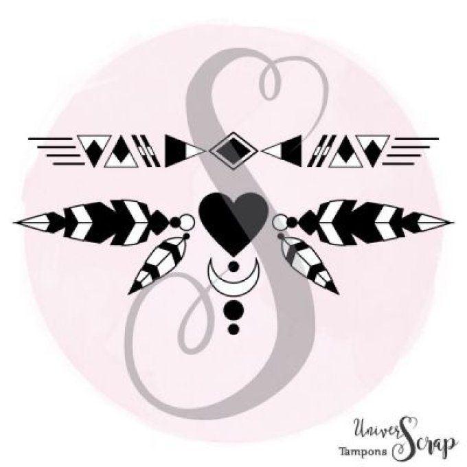 Tampon 2 frises Boho