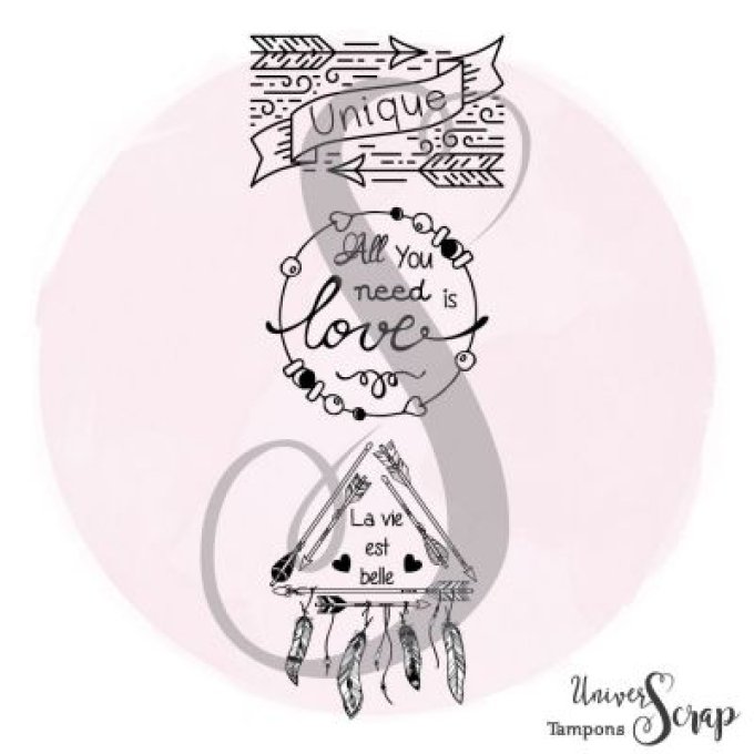Tampon 3 Petits Boho