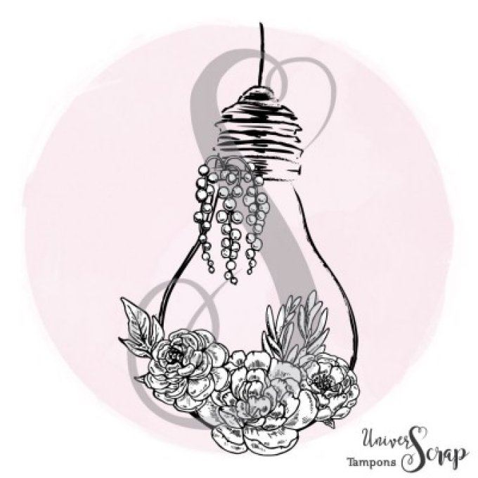 Tampon Ampoule fleurie