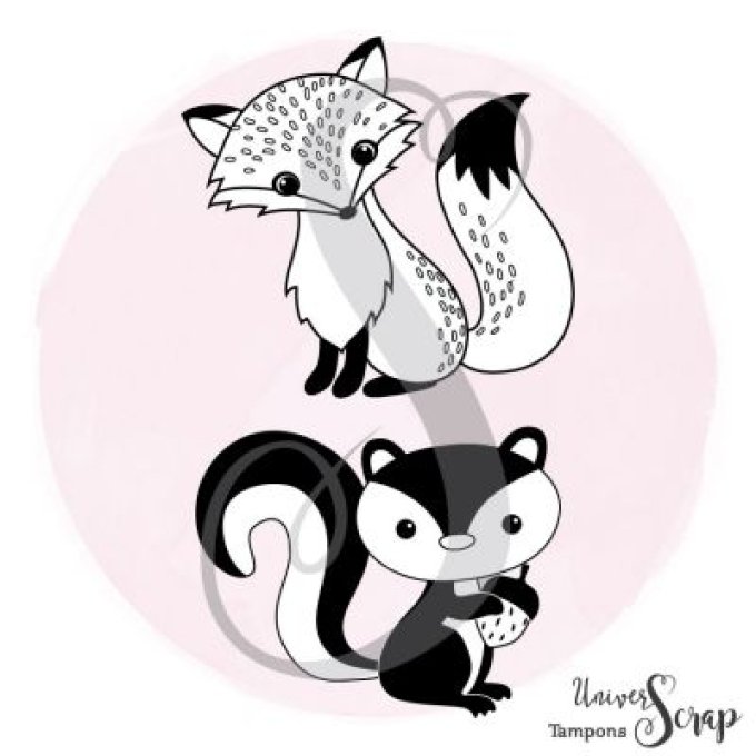 Tampon Animaux de la forêt