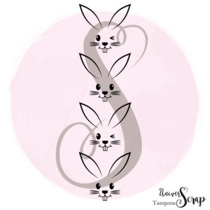 Tampon Bordure 4 Lapins