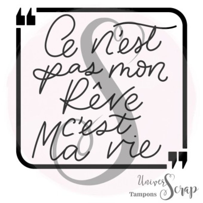 Tampon Ce n'est pas mon rêve