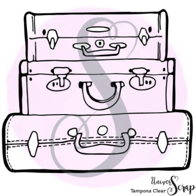 Tampon Clear "3 valises"