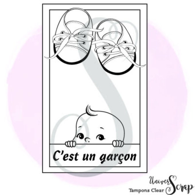 Tampon Clear "C'est Un Garçon"