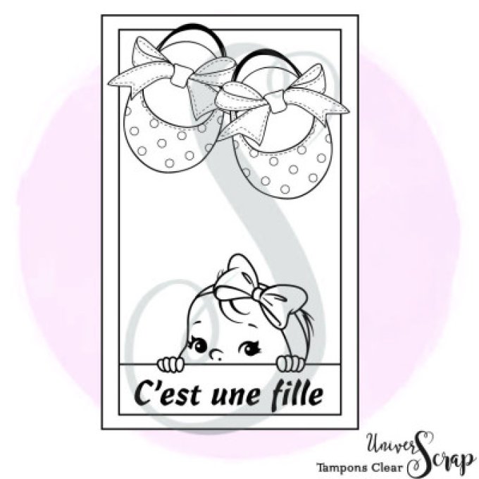 Tampon Clear "C'est Une Fille"