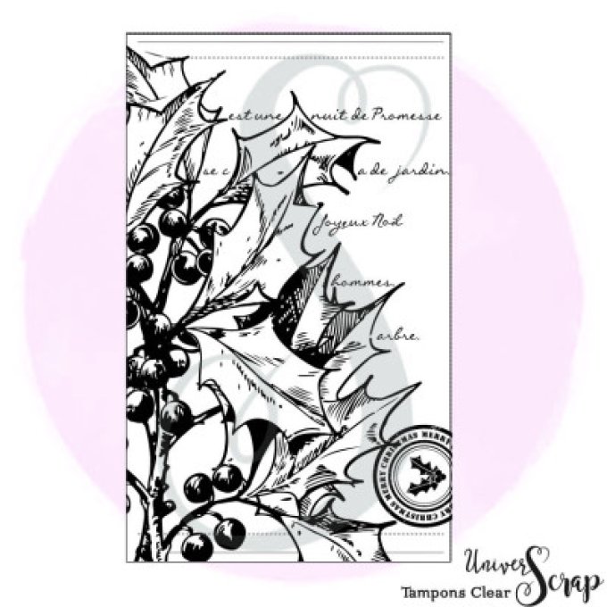 Tampon Clear "Cadre Eclatde Houx"