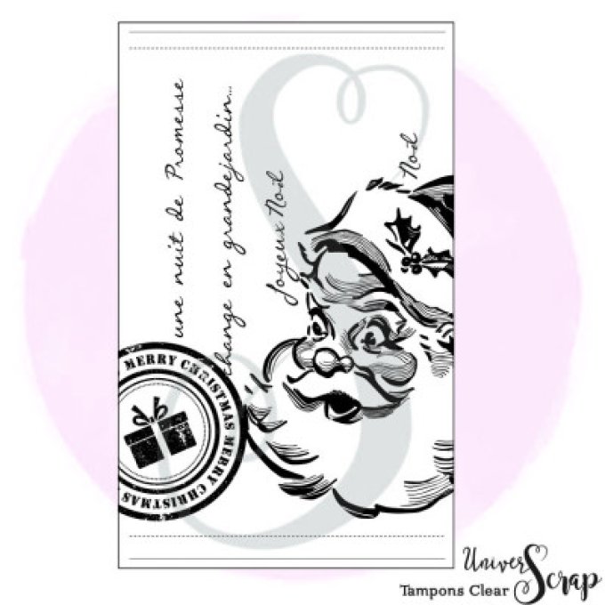 Tampon Clear "Cadre Le Pére Noël"