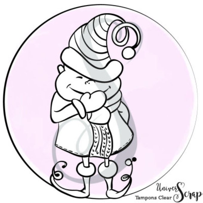 Tampon Clear "Gnome Rigolo"