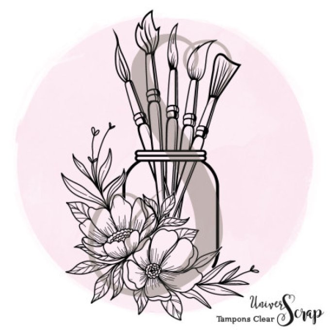 Tampon Clear "L'Art en Fleur"