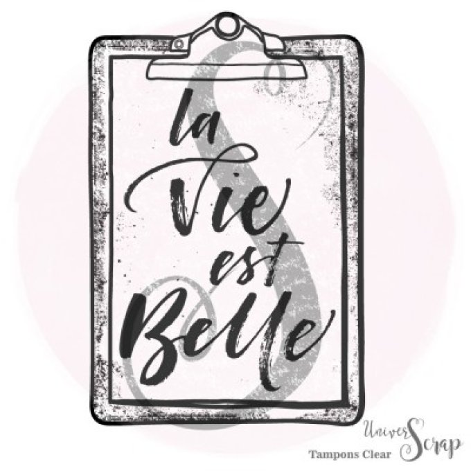 Tampon Clear La vie est belle