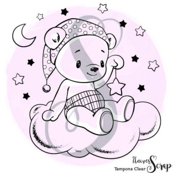 Tampon Clear "Ourson Nuage"