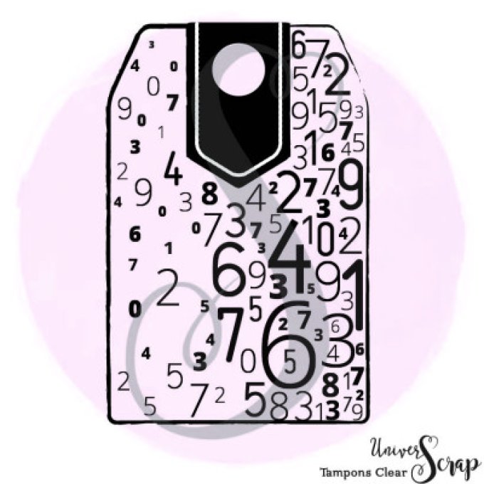 Tampon Clear "Tag Chiffres"