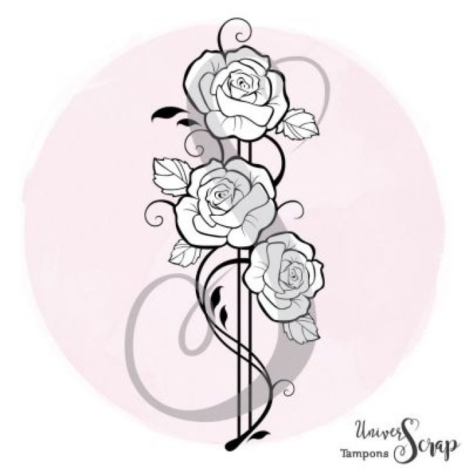 Tampon Composition de Roses