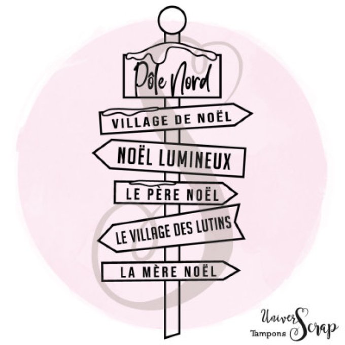 Tampon Direction Pôle Nord