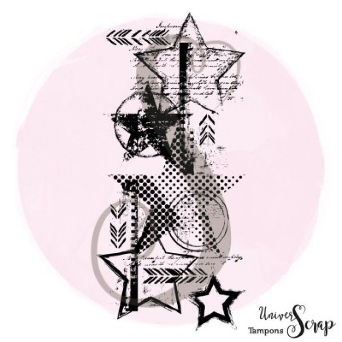 Tampon Etoile Grungy