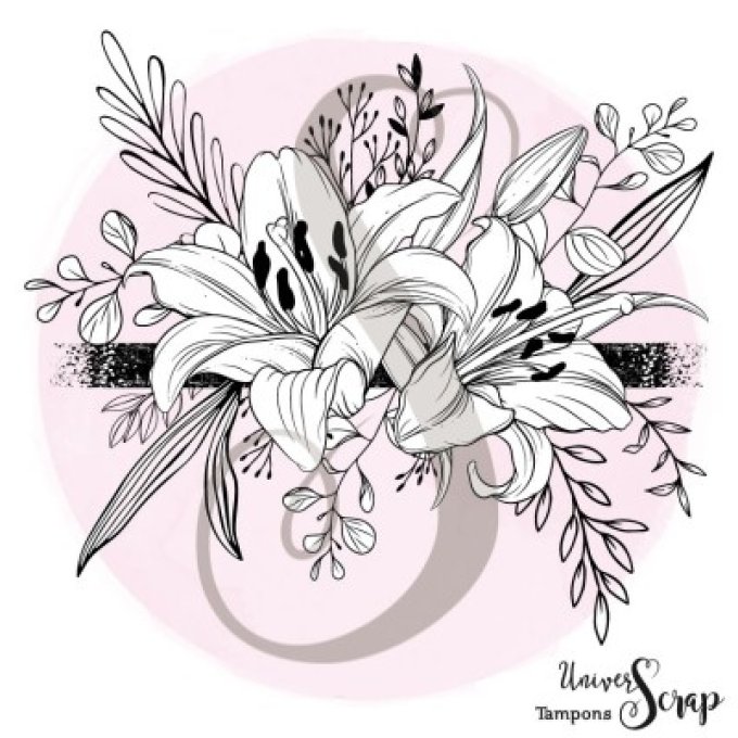 Tampon Fleurs de Lys Compo XXL