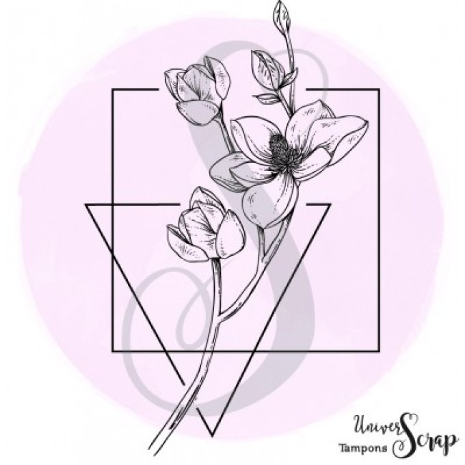 Tampon Fleurs Géométriques