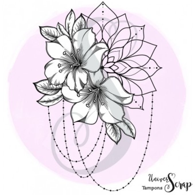 Tampon Fleurs & Mandala