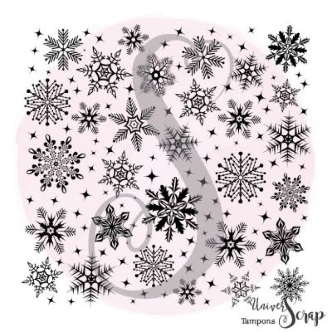 Tampon Fond flocons