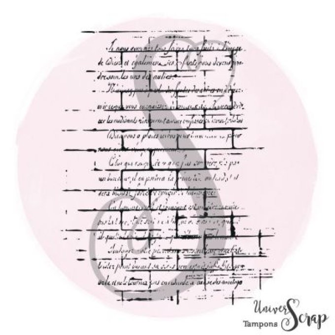 Tampon Fond Mur Script