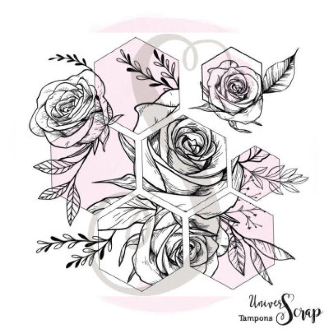 Tampon "Hexa'Roses"