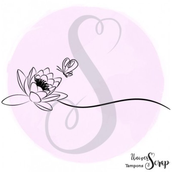Tampon Nenuphar & papillon
