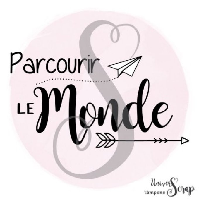 Tampon Parcourir le monde